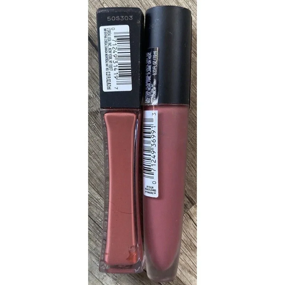 L’Oréal Paris Rouge Signature Liquid Lipstick I Rule 414 Bare Attraction 318